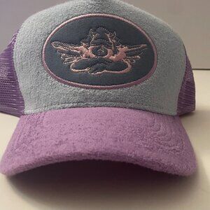 Womens Suede Trucker Hat